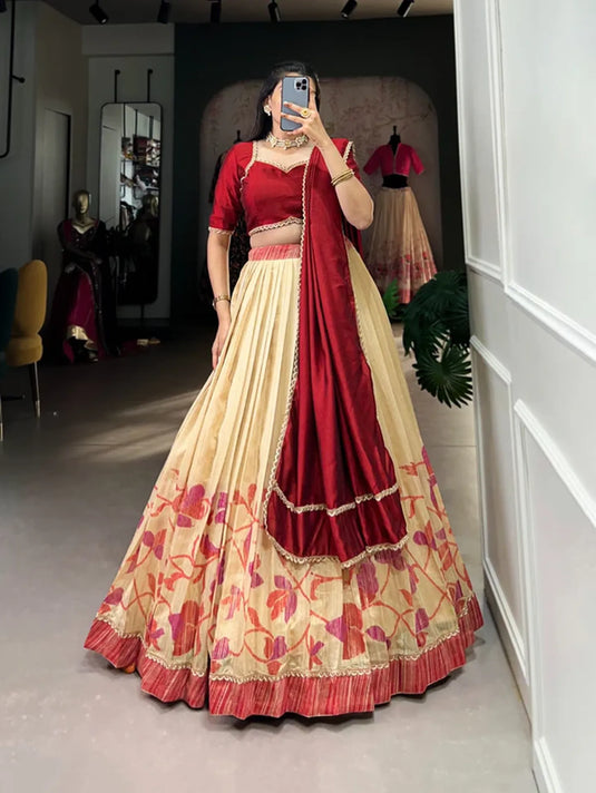 Green Silk Lehenga Choli