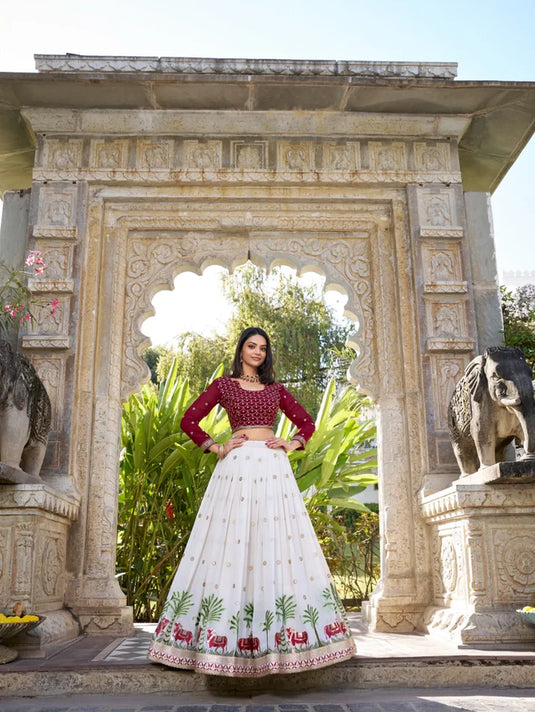 Women's Designer Party Wear Soft Georgette Lehenga Choli